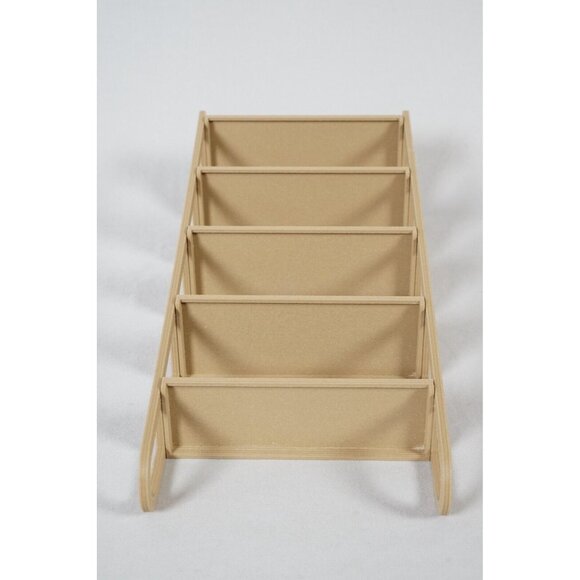 Mini Display Shelf Ladder Stand Miniature Doll Furniture 3D Printed Wood 1:6 - Picture 7 of 8